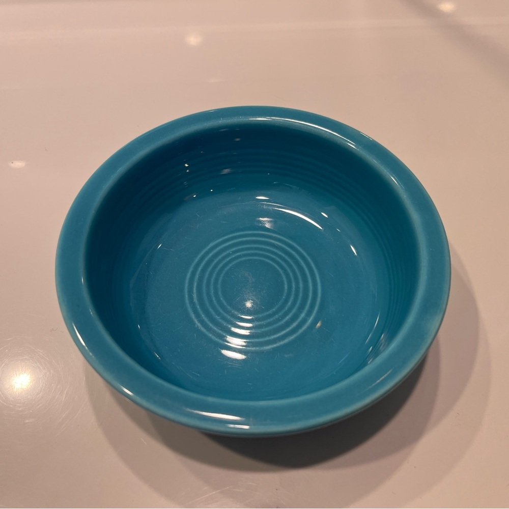 Vintage fiesta Turquoise 5 1/4” Fruit Bowl